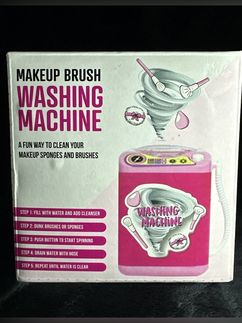 Makeup Brush Sponge Blender Washing-Machine Girl Kid Toy Cleaner Mini Washer